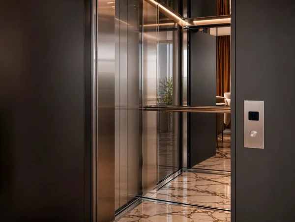 Private residential elevator — Meltemi Villa 3-level estate